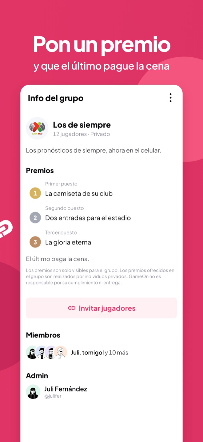 Pon un premio y que el último pague la cena
